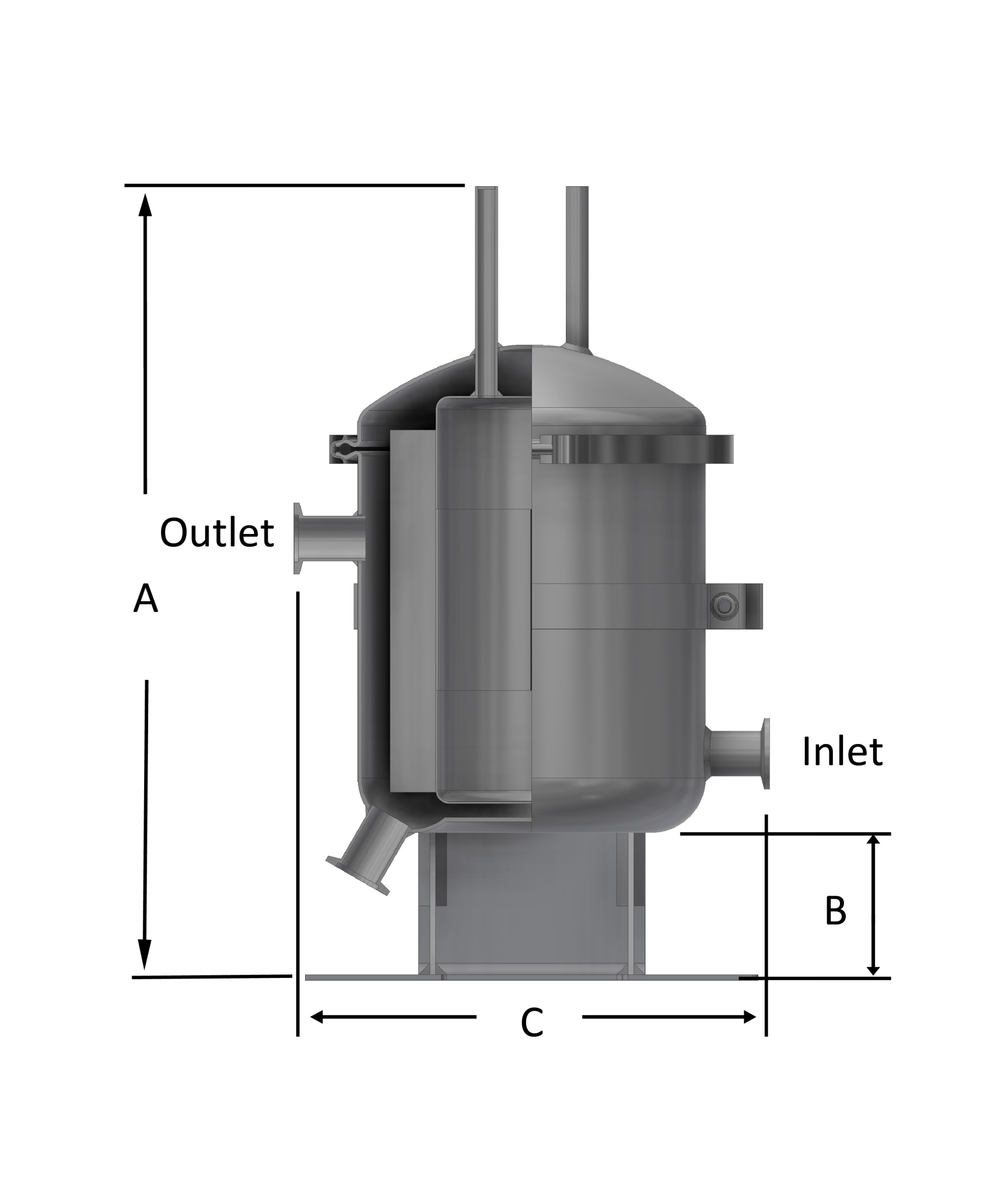 VTL / VTS Series: Chemical Adsorption Inlet Vacuum Traps – Unique